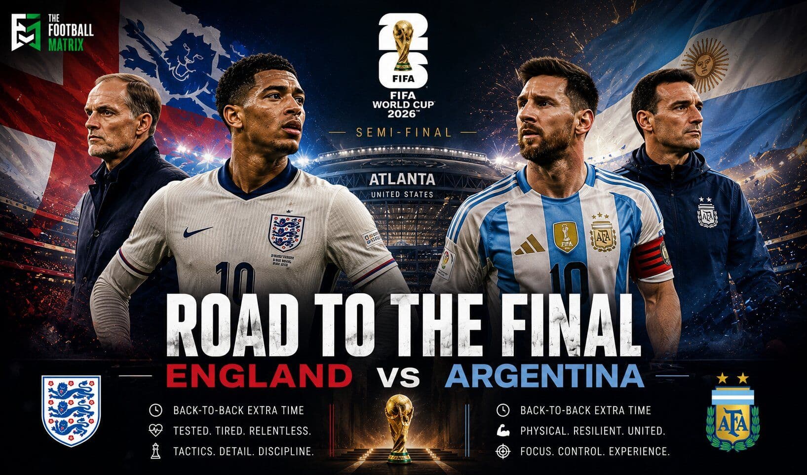 England vs Argentina: World Cup Semi-Final Preview, Prediction and Lineups
