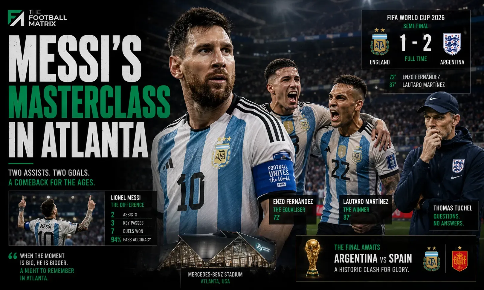 Messi's Atlanta Miracle: How Argentina Shattered England's Bus to Meet World Cup Destiny