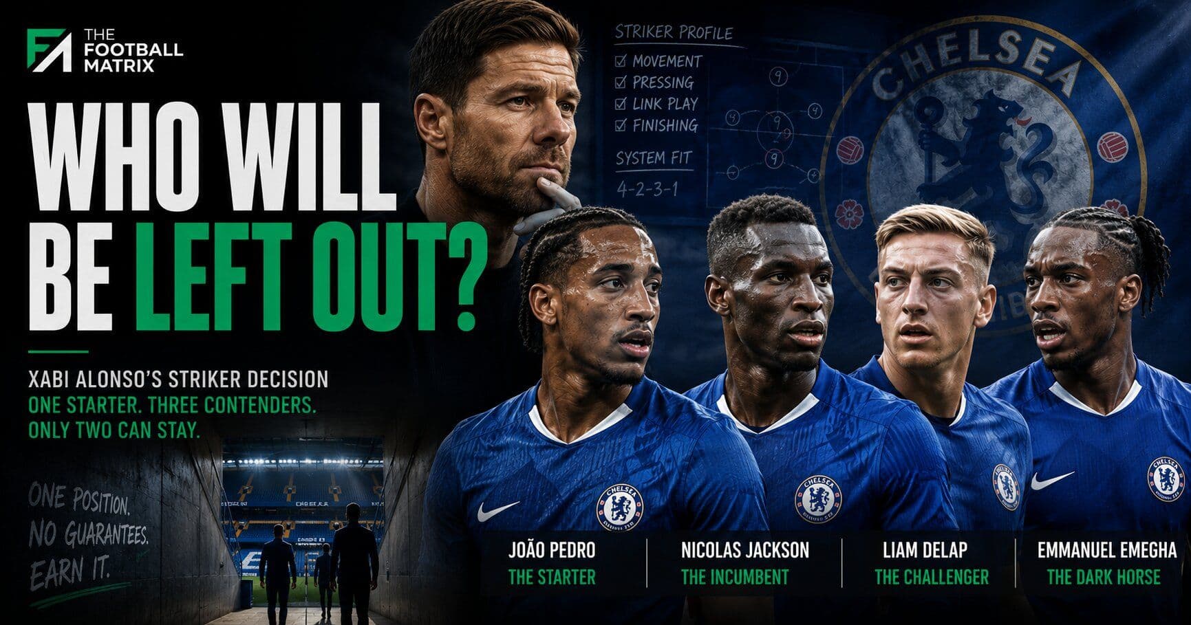 The Chelsea Striker Puzzle: Who Will Xabi Alonso Sacrifice?