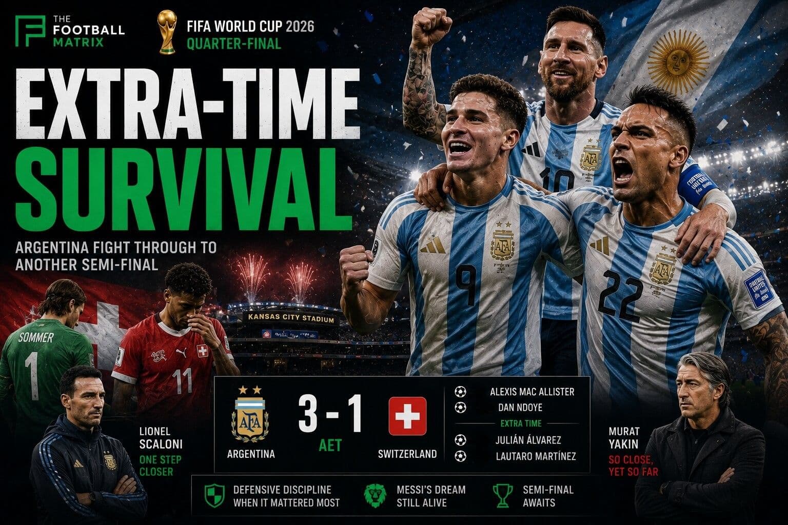 Champions Survive the Swiss Siege: Álvarez and Martínez Send Argentina into World Cup Semi-Finals