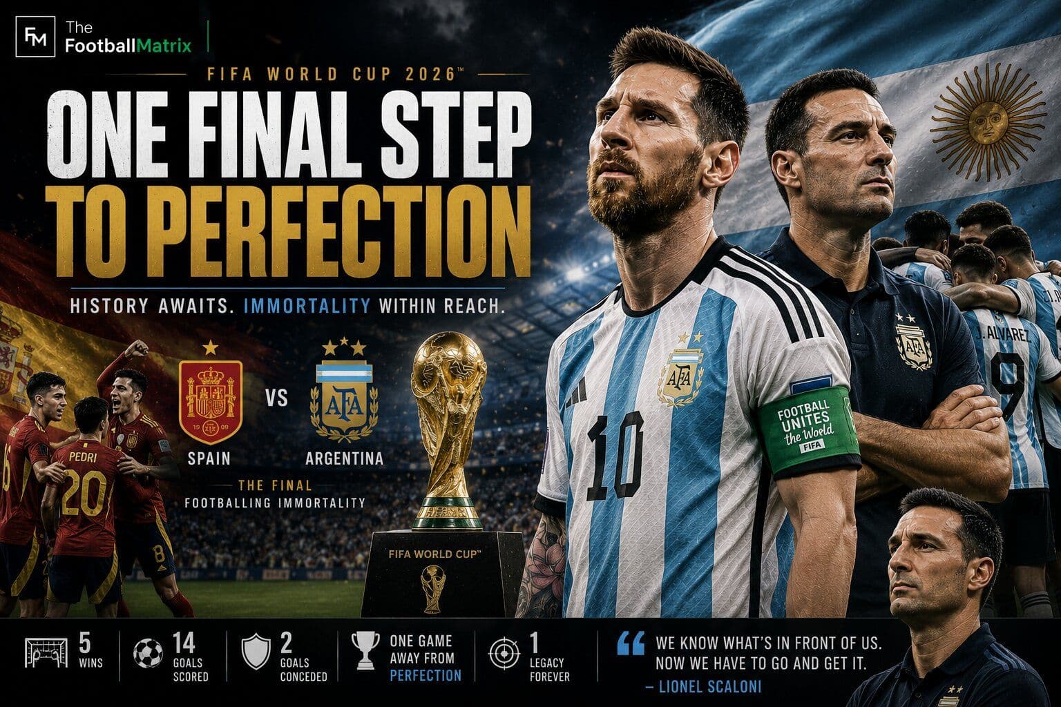 On the Brink of the Perfect Tournament: What an Argentina Win Tonight Would Actually Mean