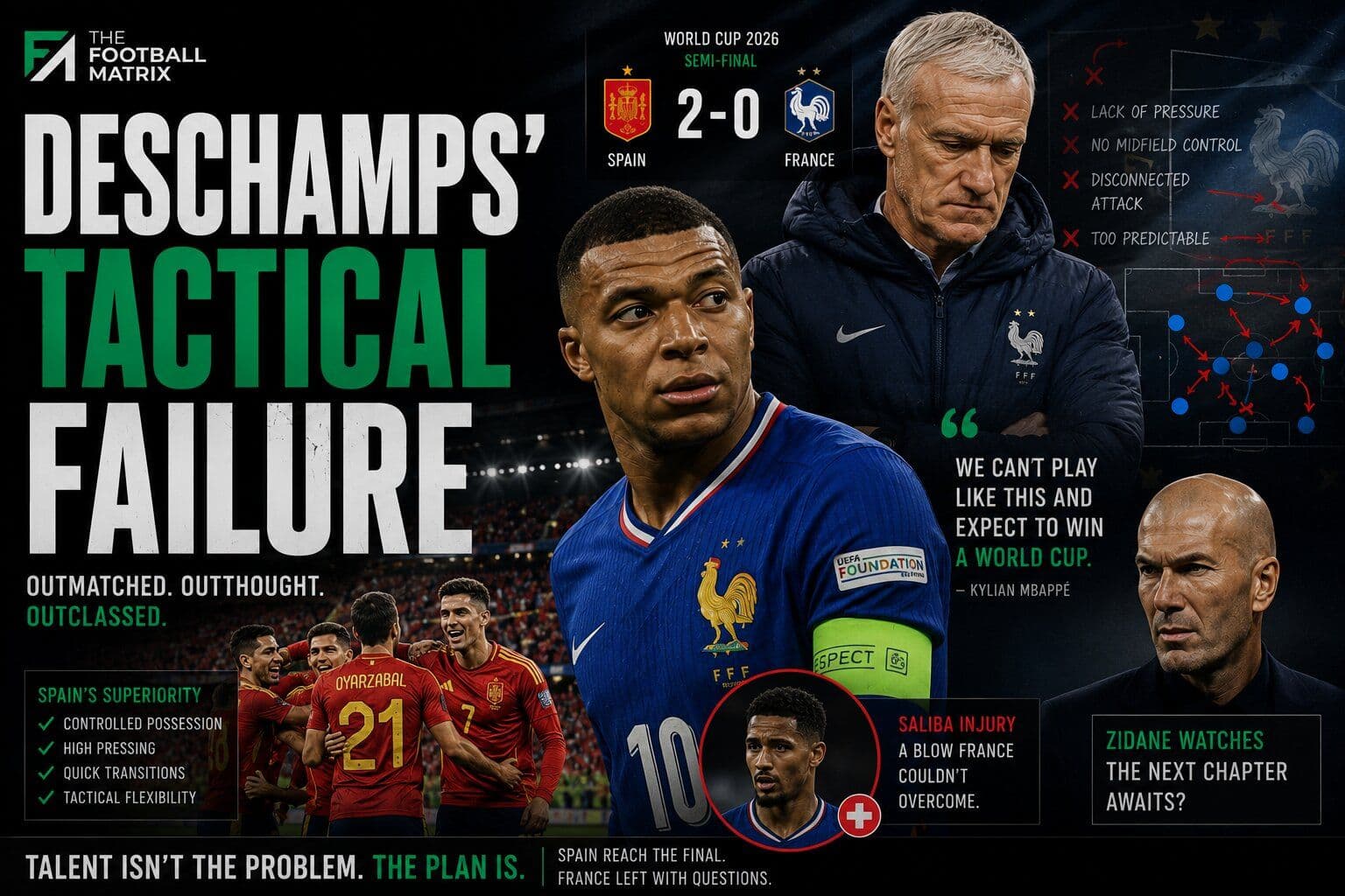 The Irony of Liberation: How Spain Exposed the Hollow Core of Deschamps' Unshackled France