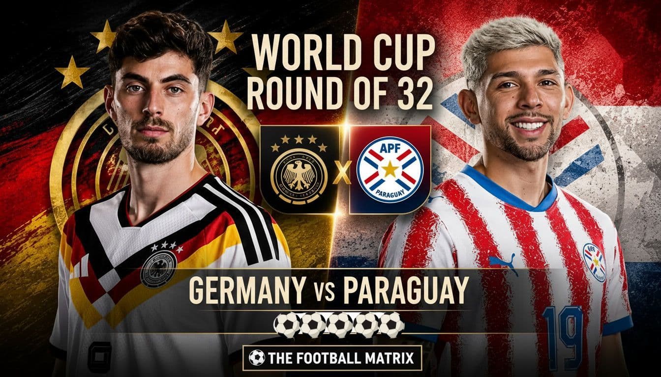 Germany vs Paraguay Preview: Can Germany Break Down Paraguay's Defensive Wall?